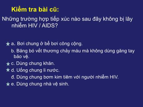 Bài giảng Khoa học 5 - Phòng tránh bị xâm hại