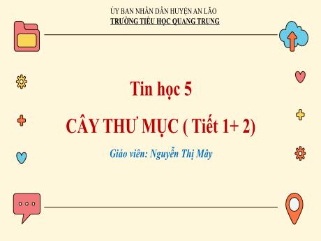 Bài giảng Tin học 5 (Kết nối tri thức) - Cây thư mục (Tiết 1+2) - Nguyễn Thị Mây