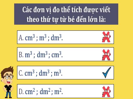 Bài giảng Toán Lớp 5 (Kết nối tri thức) - Bài 52: Thể tích của hình hộp chữ nhật (Tiết 1)